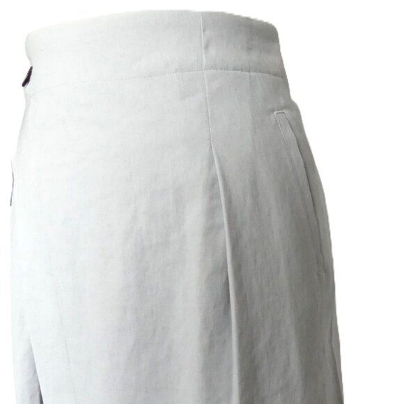 Issey Miyake Maxi Wrap Skirt in Light Gray Size 2 USA Small - Picture 5 of 16